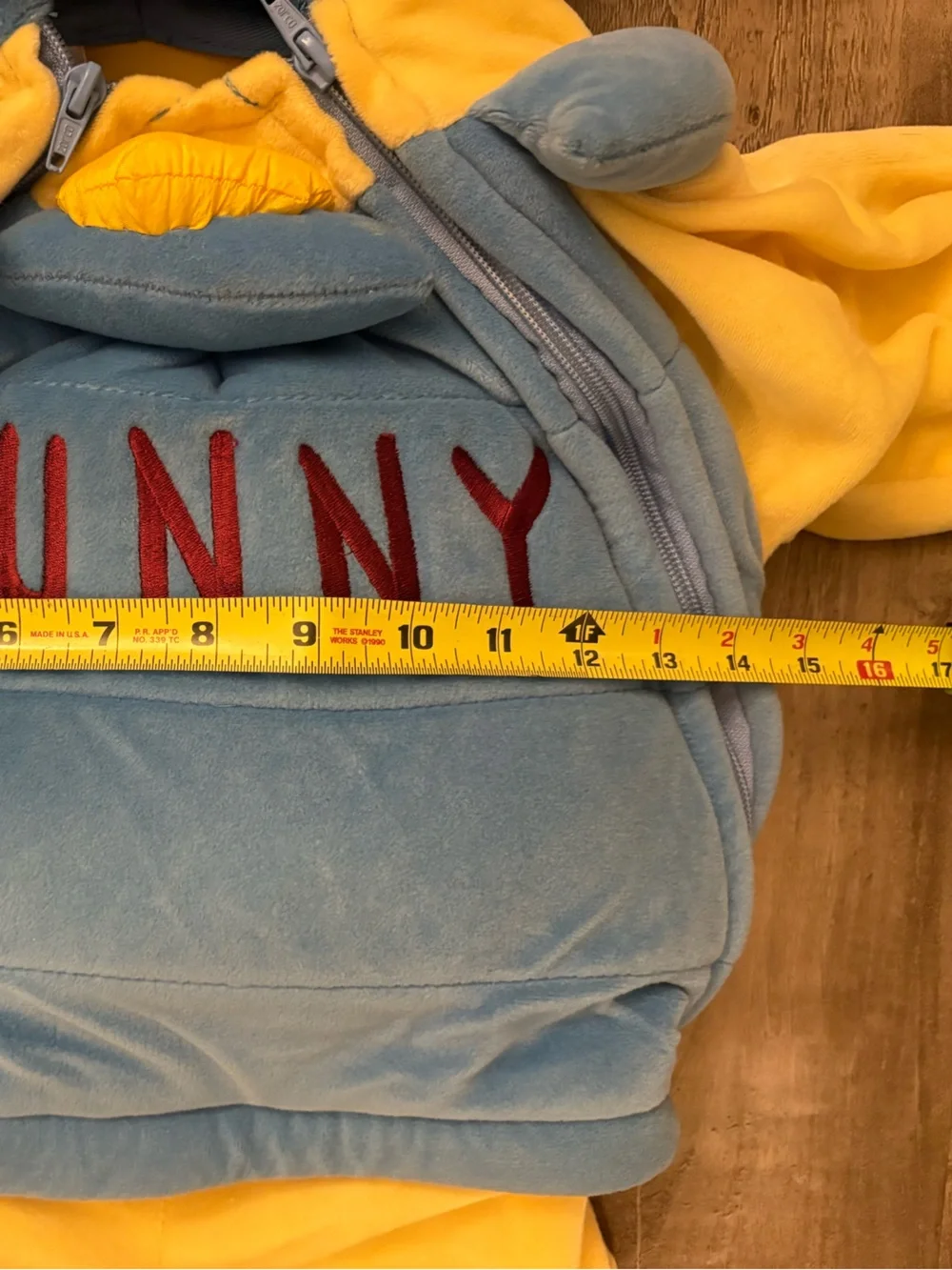 Vintage Disney Store Winnie the Pooh Hunny Pot Baby Costume Size 6-12M - Picture 6 of 9